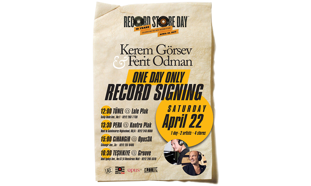 Ferit Odman record signing on Record Store Day